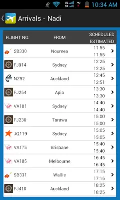 Fiji Flights android App screenshot 2